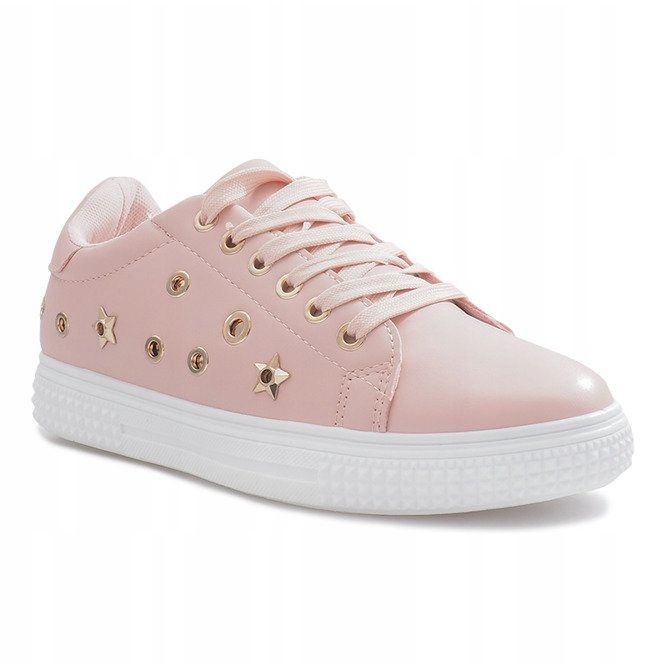 Pink sneakers stjerner Toulouse lyserød 2