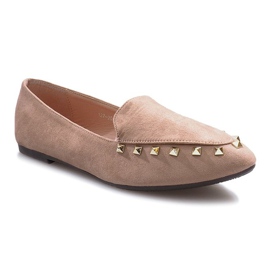 Pink Hawen besatte slip-ons lyserød 1