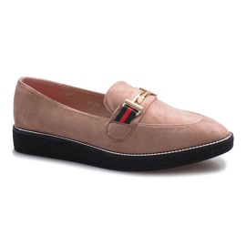Pink slip-on sko med Ranges studs lyserød 1