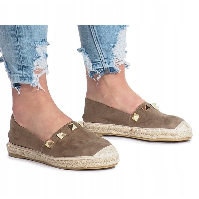 Gold Sun oliven espadriller flerfarvet grøn 1