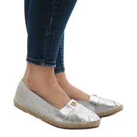 GFXWFD2 sølv espadriller grå 1