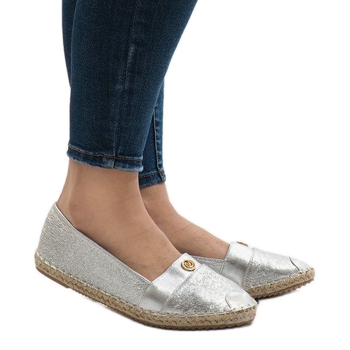 GFXWFD2 sølv espadriller grå 1