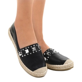 Sorte espadriller med LX-206 nitter 2