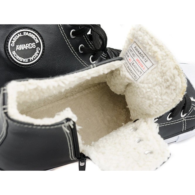 Højisolerede Sneakers 6209-3 Sort 2