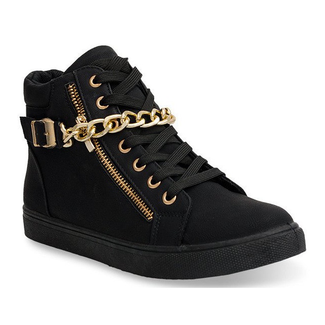 Dekorerede Sneakers B01 Sort 1