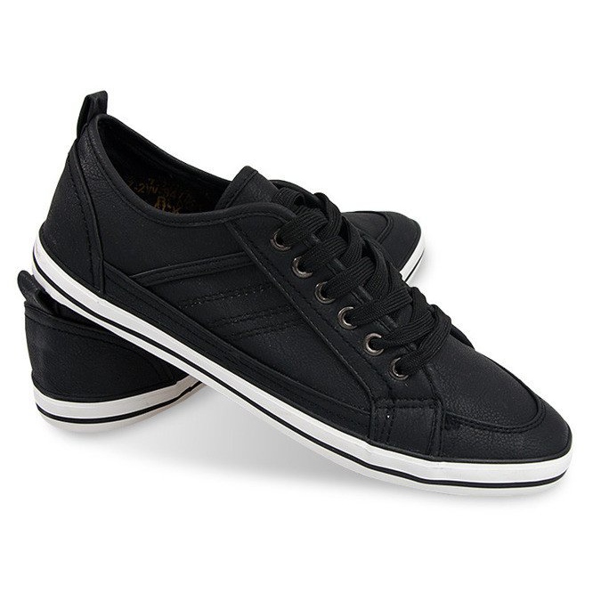 Klassiske sneakers Oldschool 947A Sort 2