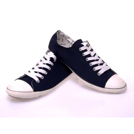 Sneakers From Fabric 123 Marineblå 1