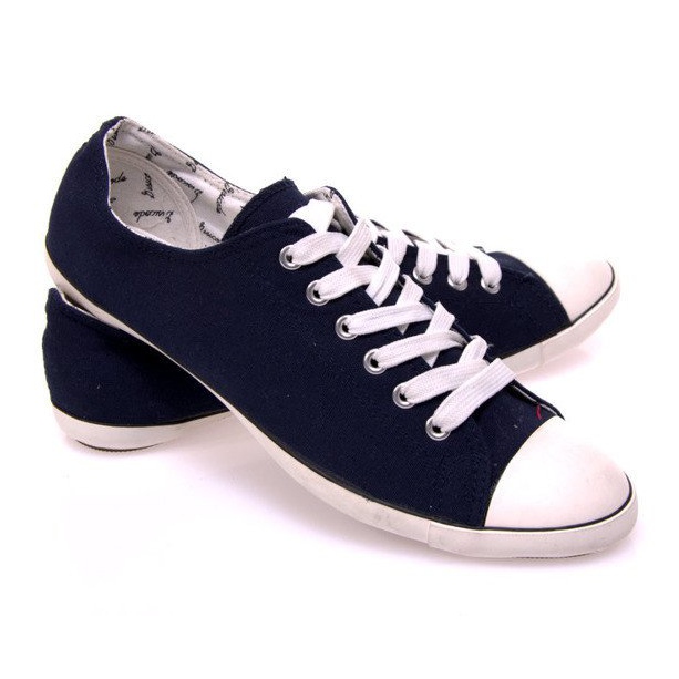Sneakers From Fabric 123 Marineblå 2