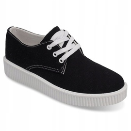 Sorte creepers BK-15 snørebånd 1