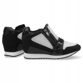Moderigtige simple sneakers SK48 sort 1