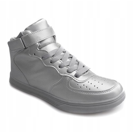 BM Sports sneakers B612 sølv grå 1