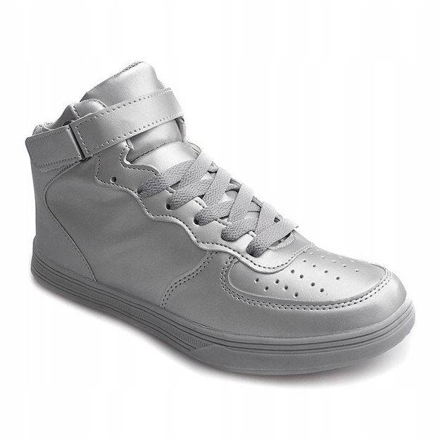 BM Sports sneakers B612 sølv grå 1