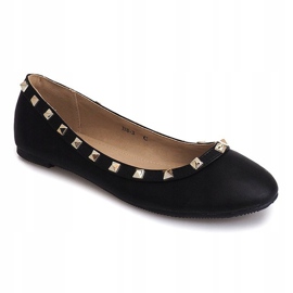 Klassiske ballerinaer med studs B8-3 sort 2