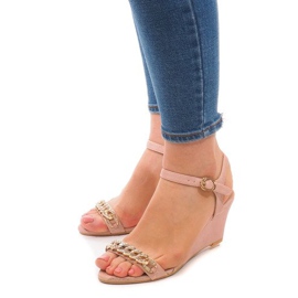 Wedge Sandals 188-31 Lyserød 1