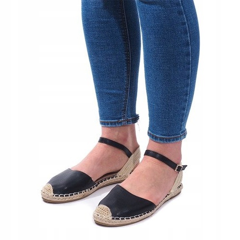 Sandaler Espadrilles Ballerinas 6351 Sort 1