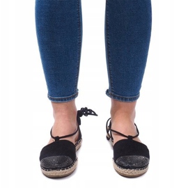 Sandaler Espadrilles Ballerinas 6333 Sort 2