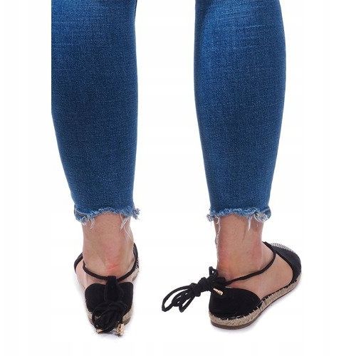 Sandaler Espadrilles Ballerinas 6333 Sort 1
