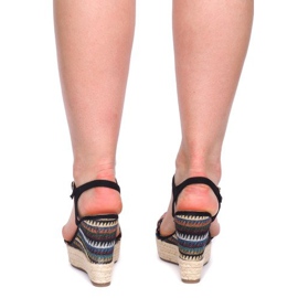 Wedge Sandaler 100-540 Sort 1