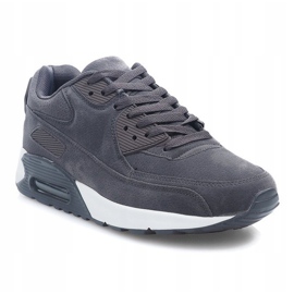 Sportssko Sneakers Suede Z2014-6 D. Grå 2
