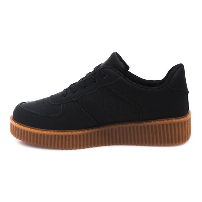 Creepers Støvler På Platform B3136B-SP Sort 1