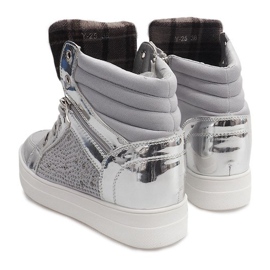 Varme sneakers Y-25 sølv grå 1