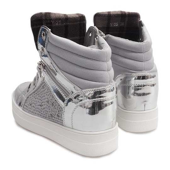 Varme sneakers Y-25 sølv grå 1
