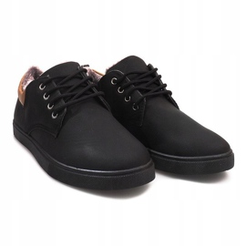 Varme sneakers med pels E655-1 sort 1