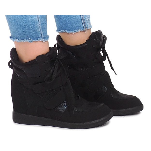 Wedge Sneakers 1628 Sort 2