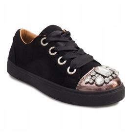 Rigt dekoreret Sneakers 6192 Sort 1