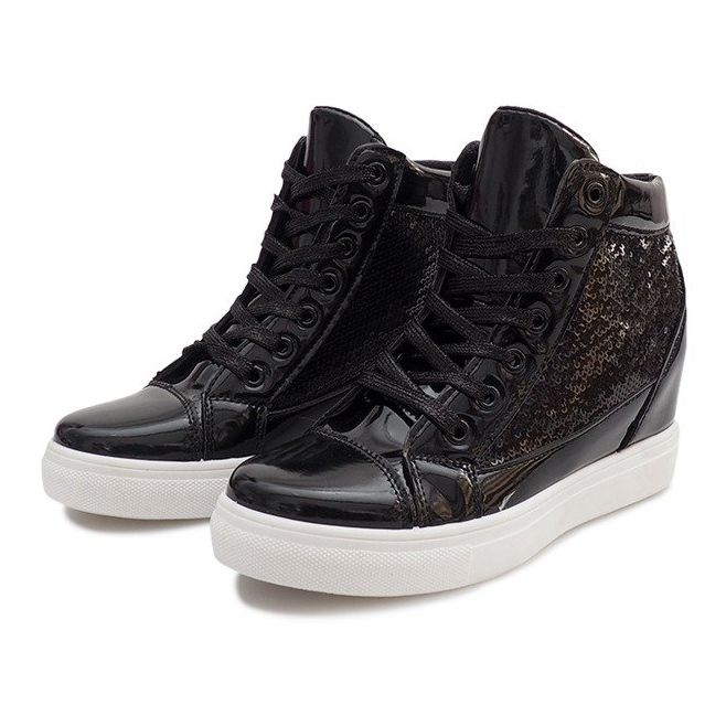 Wedge Sneakers A-17 Sort 1
