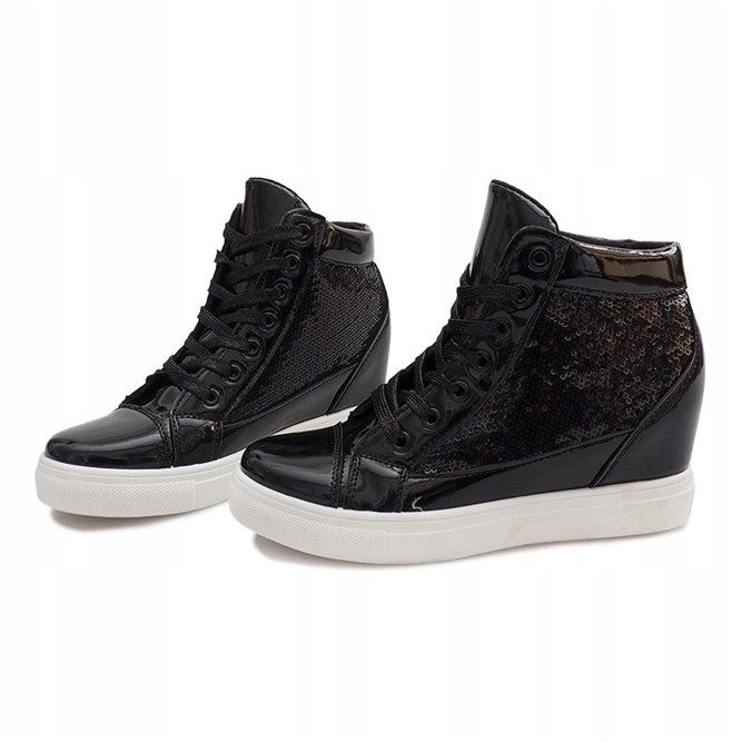 Wedge Sneakers A-17 Sort 2