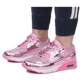 Pink skinnende Flash -sportssko lyserød 1