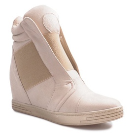 Beige wedge sneakers fra Hannah 1