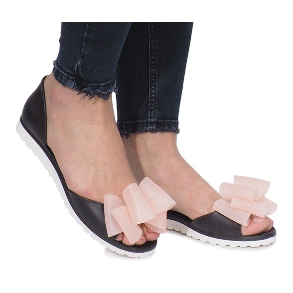 Meliski Flower City sorte sandaler 1