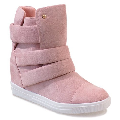 Lyserøde kile sneakers H6508-11 1