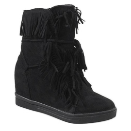 Sort isolerede sneakers H6301AR 1
