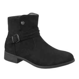 Kayla Shoes Sorte støvler JKD-52 1