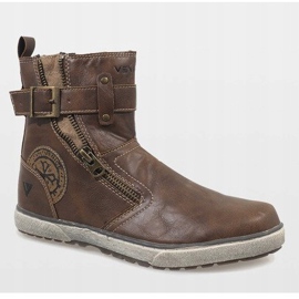 Brun isolerede slip-on sko 8199 1