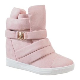 Pink kile snekaers H6507 lyserød 1