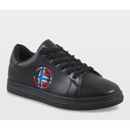 Sorte herresneakers D20533 1