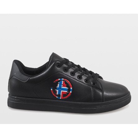 Sorte herresneakers D20533 2