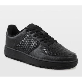 Sorte Air Force sportssko 1