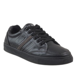Sorte herresneakers M7036-1 1