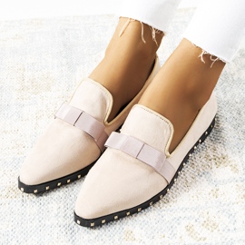 Lyserøde brogues med B12-12 studs 1