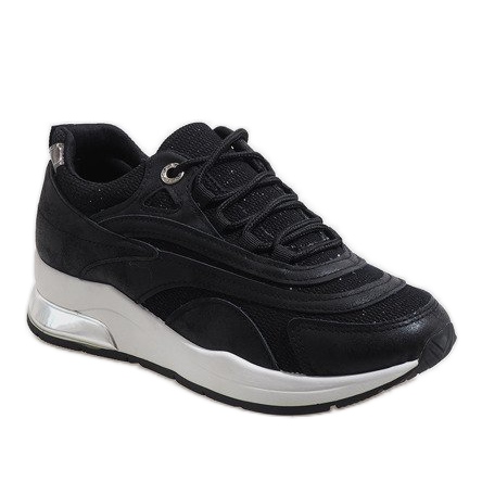 Sorte moderigtige sportssko LL1718 1