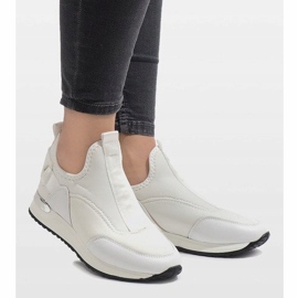 Hvide Lycra sneakers R-403 2