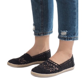 JX57P sorte blonder sneakers 1