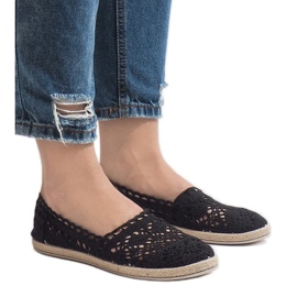 JX57P sorte blonder sneakers 2
