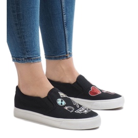 Sorte NB102P slip-on sneakers 2