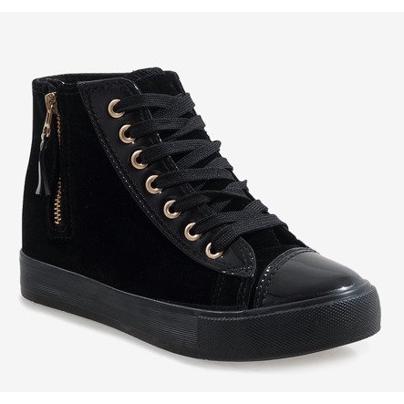 Sorte JX-95 høje sneakers 1